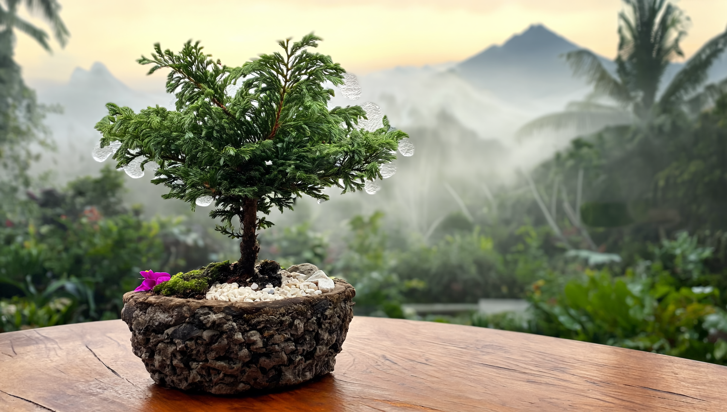 BONSAI PINO AZUL