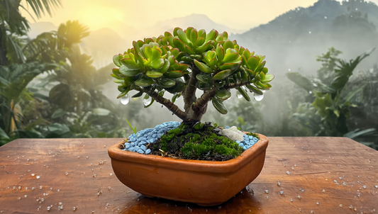 bonsai Crassula ovata jade